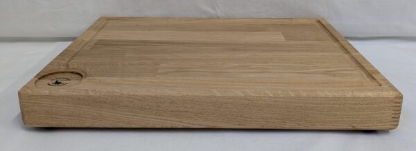 Oak chopping boards with juice grooves and Pit  280x355x40 - Image 2