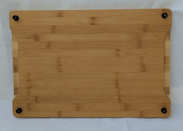 Bamboo Chopping Board with Inset handles 448x300x20mm - Image 3