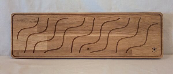 Artisan Oblong Bread Board with Ultra Sharp Knife 485x147x30mm - Image 4