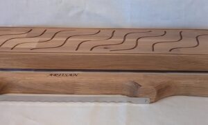 Artisan Oblong Bread Board with Ultra Sharp Knife 485x147x30mm