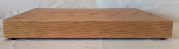 Red Oak Chopping Board with inset handles. 456x327x50mm - Image 2