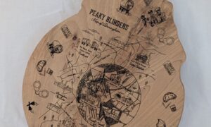 Peaky Blinders Map Charcuterie Board 630x320x30mm