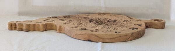 Peaky Blinders Map Charcuterie Board 630x320x30mm - Image 2