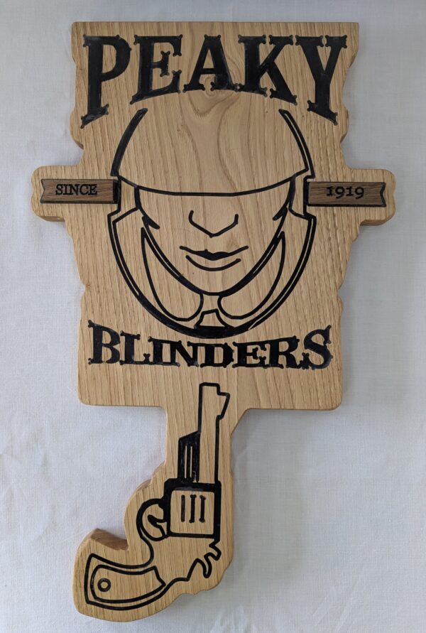 Peaky Blinders Thomas Shelby Charcuterie Board. 515x315x25mm
