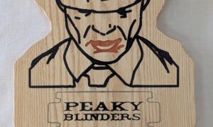Peaky Blinders Thomas Shelby Charcuterie Board. 465x255x30.