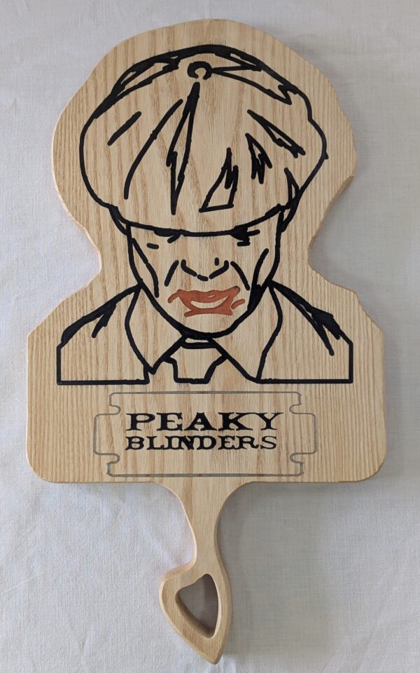 Peaky Blinders Thomas Shelby Charcuterie Board. 465x255x30.