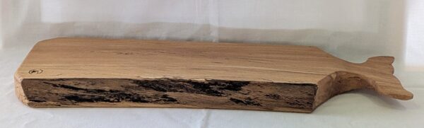 Spalted Beech Whale Tail Charcuterie Board. 600x209x40mm. - Image 3