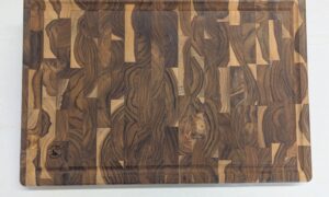0176 Brazilian Teak End Grain Chopping Board. 440x295x33mm. £80. 4 items