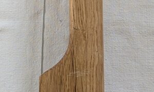 Right Handed Artisan Bread Knife. 430x50x30mm.