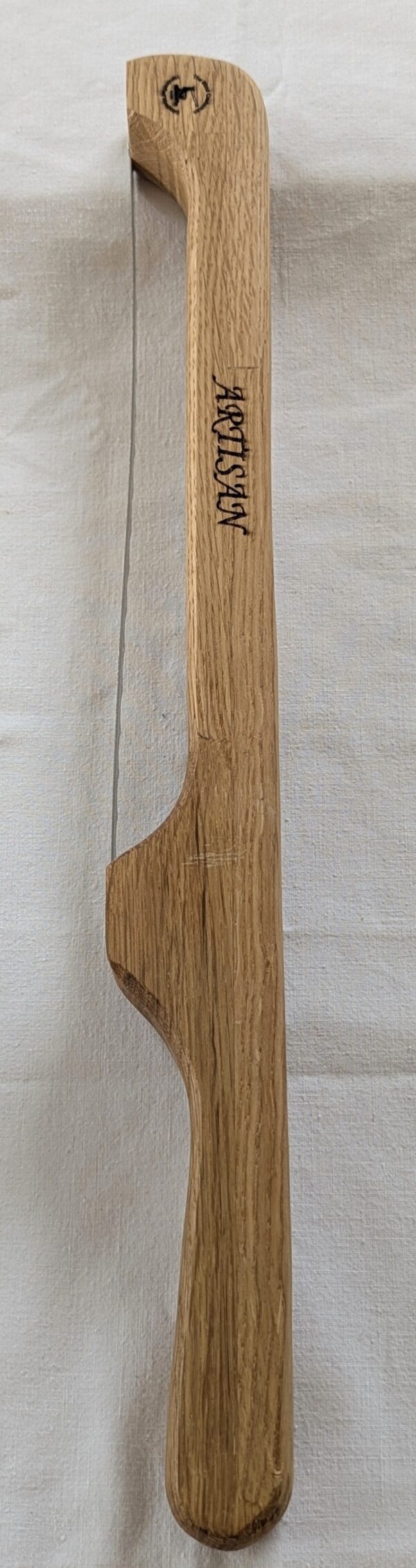 Right Handed Artisan Bread Knife. 430x50x30mm.