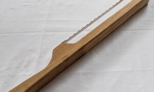 Left Handed Artisan Bread Knife. 430x50x30mm.