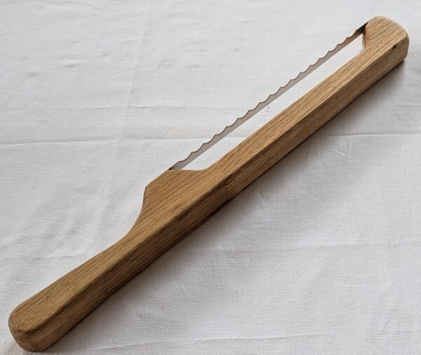 Left Handed Artisan Bread Knife. 430x50x30mm.