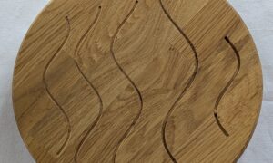Round Artisan Bread Board. 250x28mm.