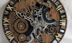 The Alchemist Clock. 300x50mm.