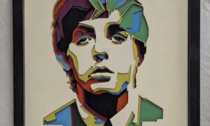Framed Paul McCartney Layered Laser Art. 335 x 335 x 40mm