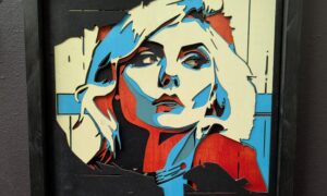 Framed Blondie Layered Laser Art. 372x372x27