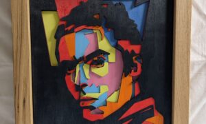 Liam Gallagher 3D Layered Laser Art. 370x370x35